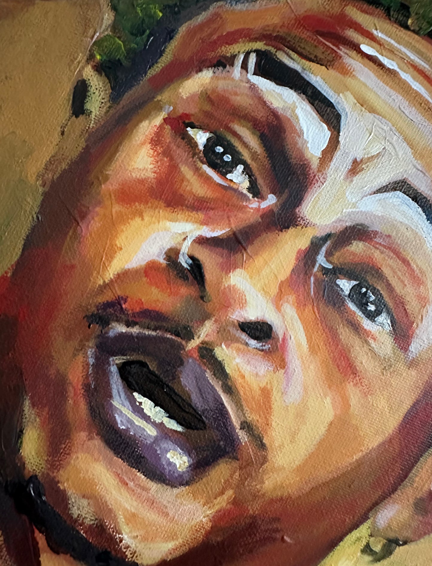 ORLANDO BROWN TRIANGLE PAINTING