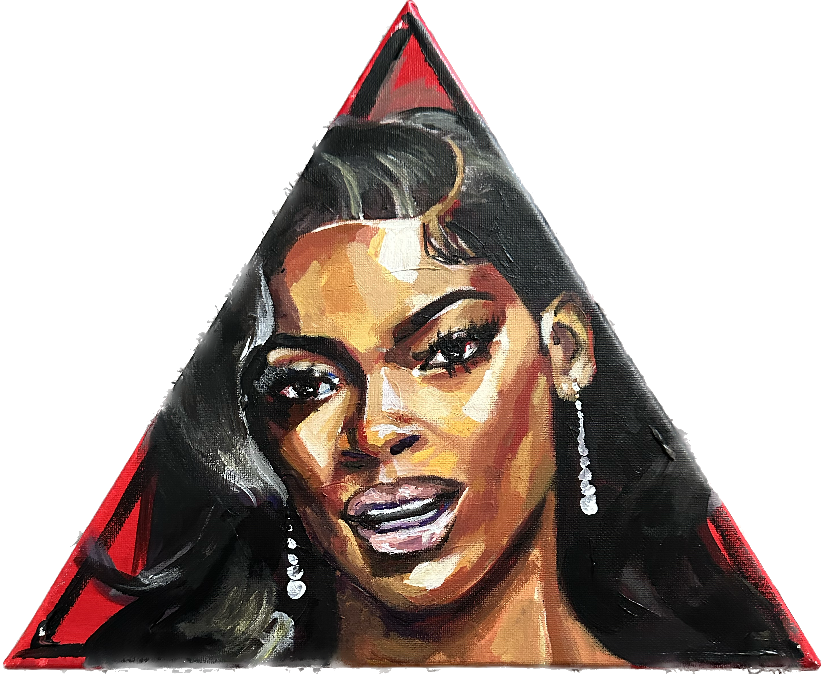 ARI LENNOX TRIANGLE PAINTING