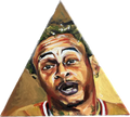 ORLANDO BROWN TRIANGLE PAINTING