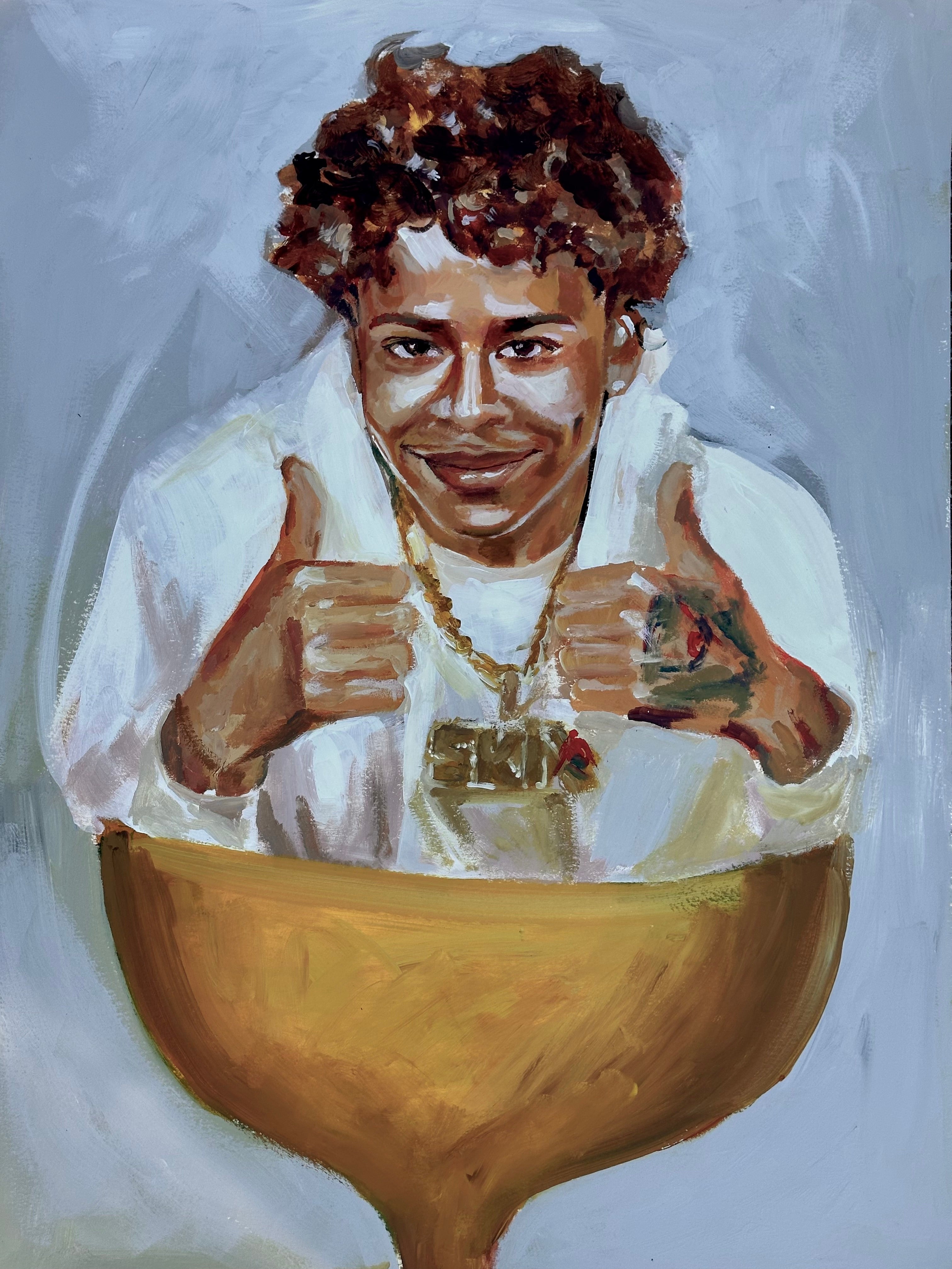 LUH TYLER (ACE OF CUPS) PAINTING