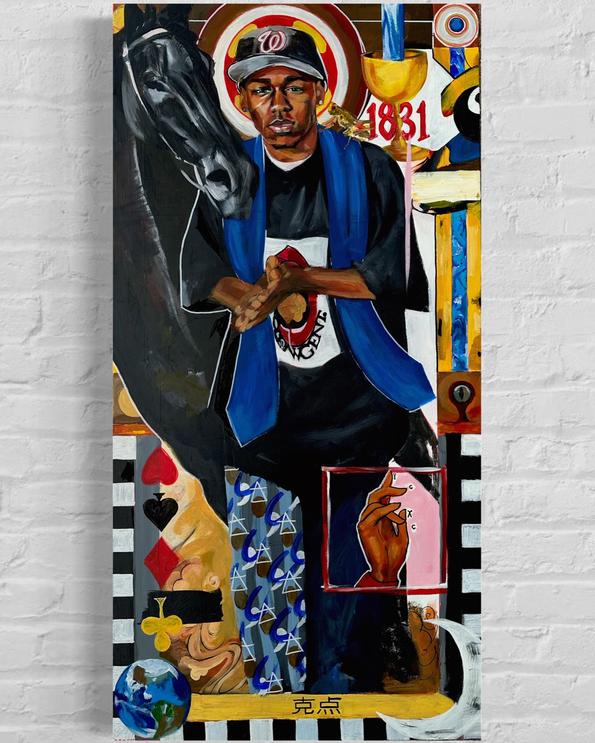K DOT PAINTING (1/3 KING KENDRICK)