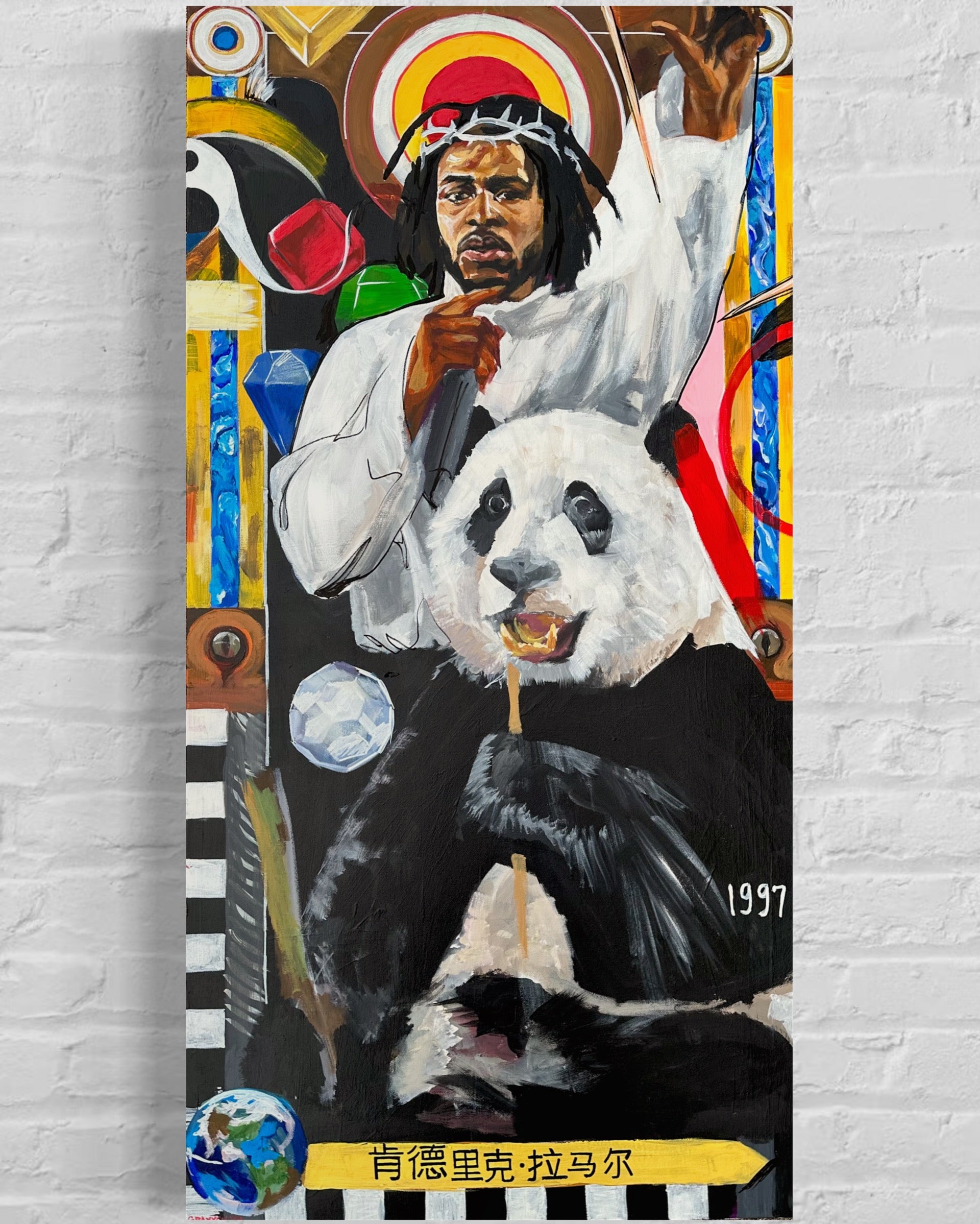 KENDRICK LAMAR PAINTING (2/3 KING KENDRICK)