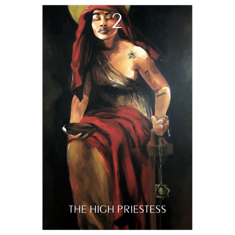 THE HIGH PRIESTESS POSTER PRINT