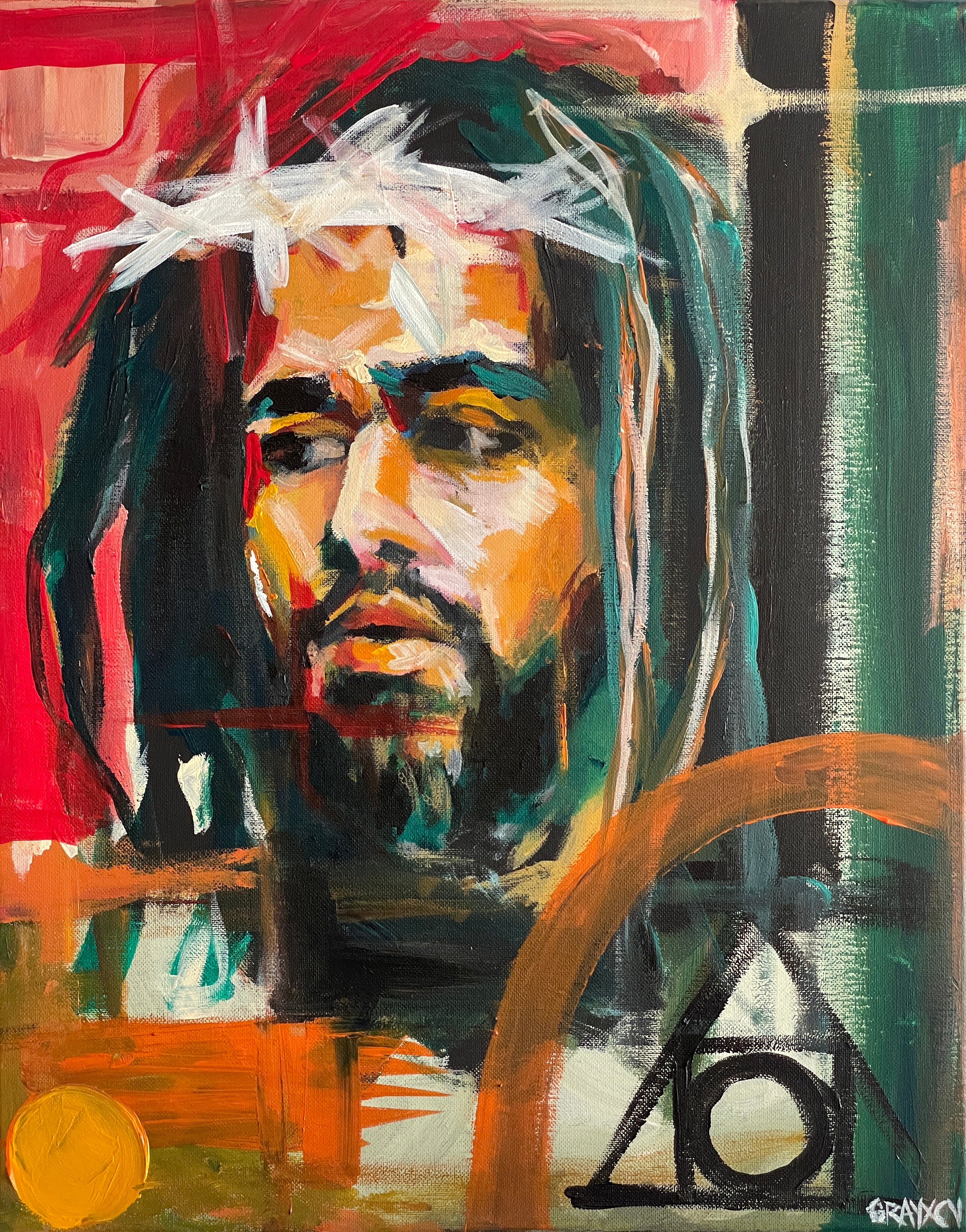 THORNY CROWN PAINTING