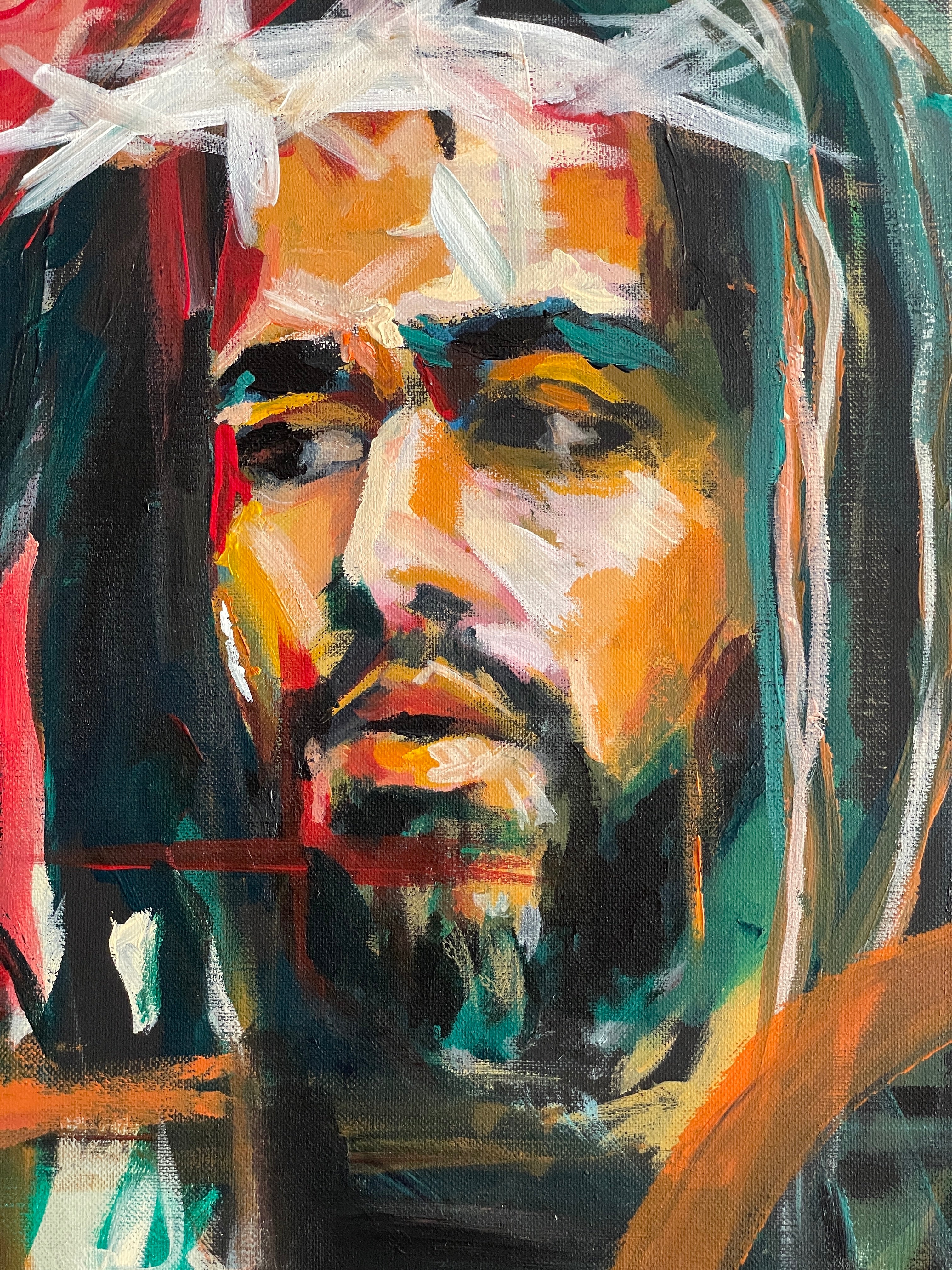 THORNY CROWN PAINTING