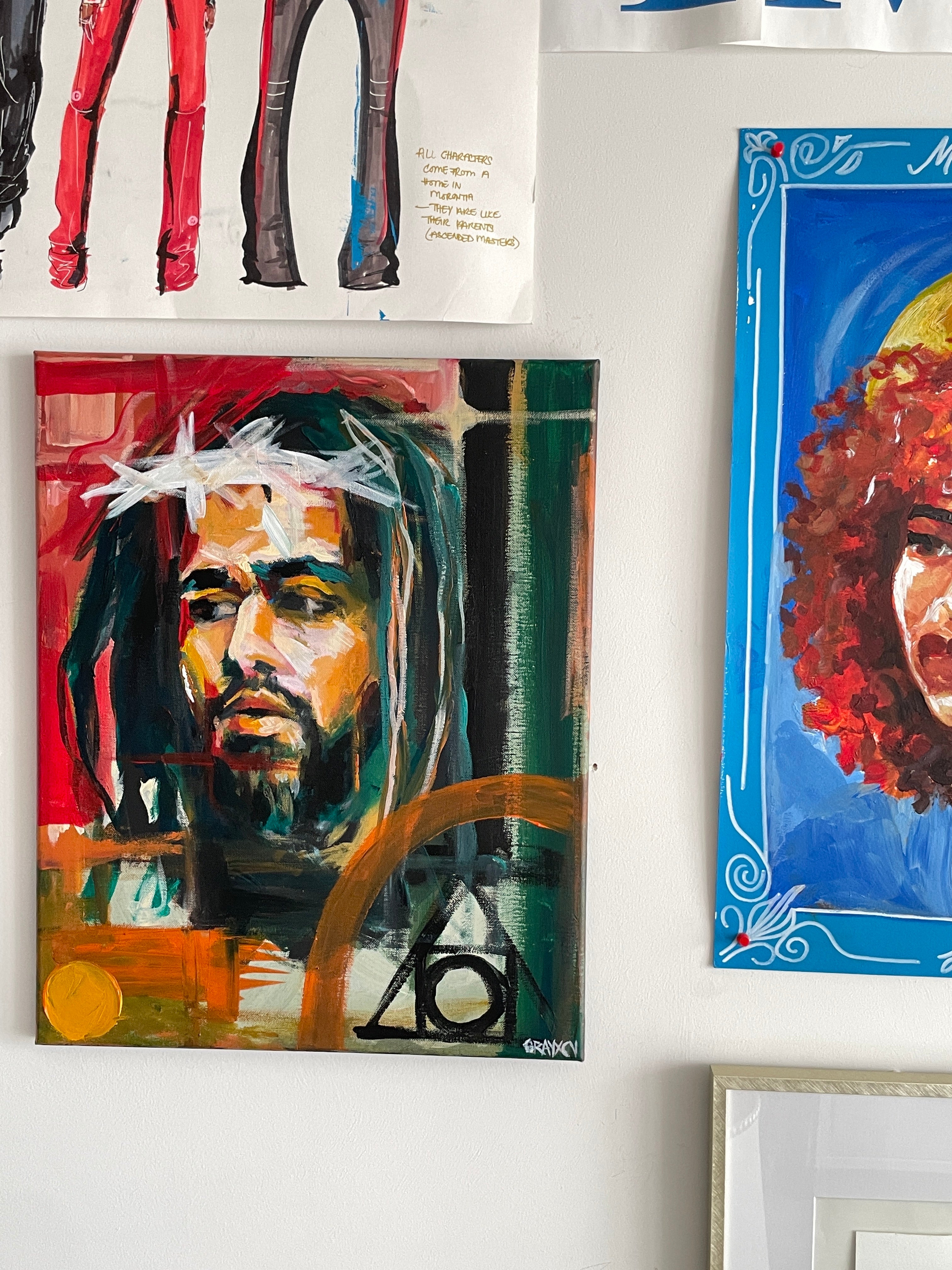 THORNY CROWN PAINTING